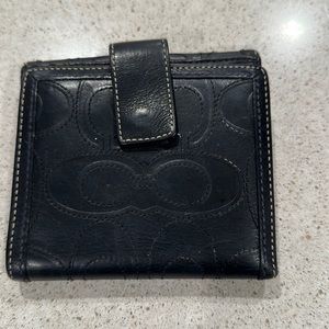 Rare all leather coach wallet